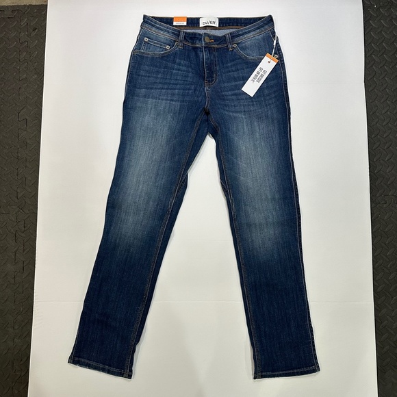 NWT DU/ER Womens Girlfriend Jean in Heritage Blue. - Picture 2 of 10
